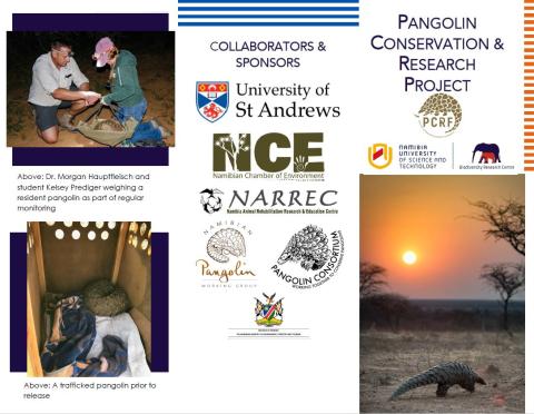 Pangolin Conservation & Research Project leaflet