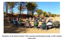Kunene People`s Park reporting and planning meeting, in Ehi-rovipuka  conservancy